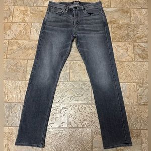 Revtown Decade Denim Sharp Jeans Gray Wash Slim Straight Stretch Men's 32 x 32